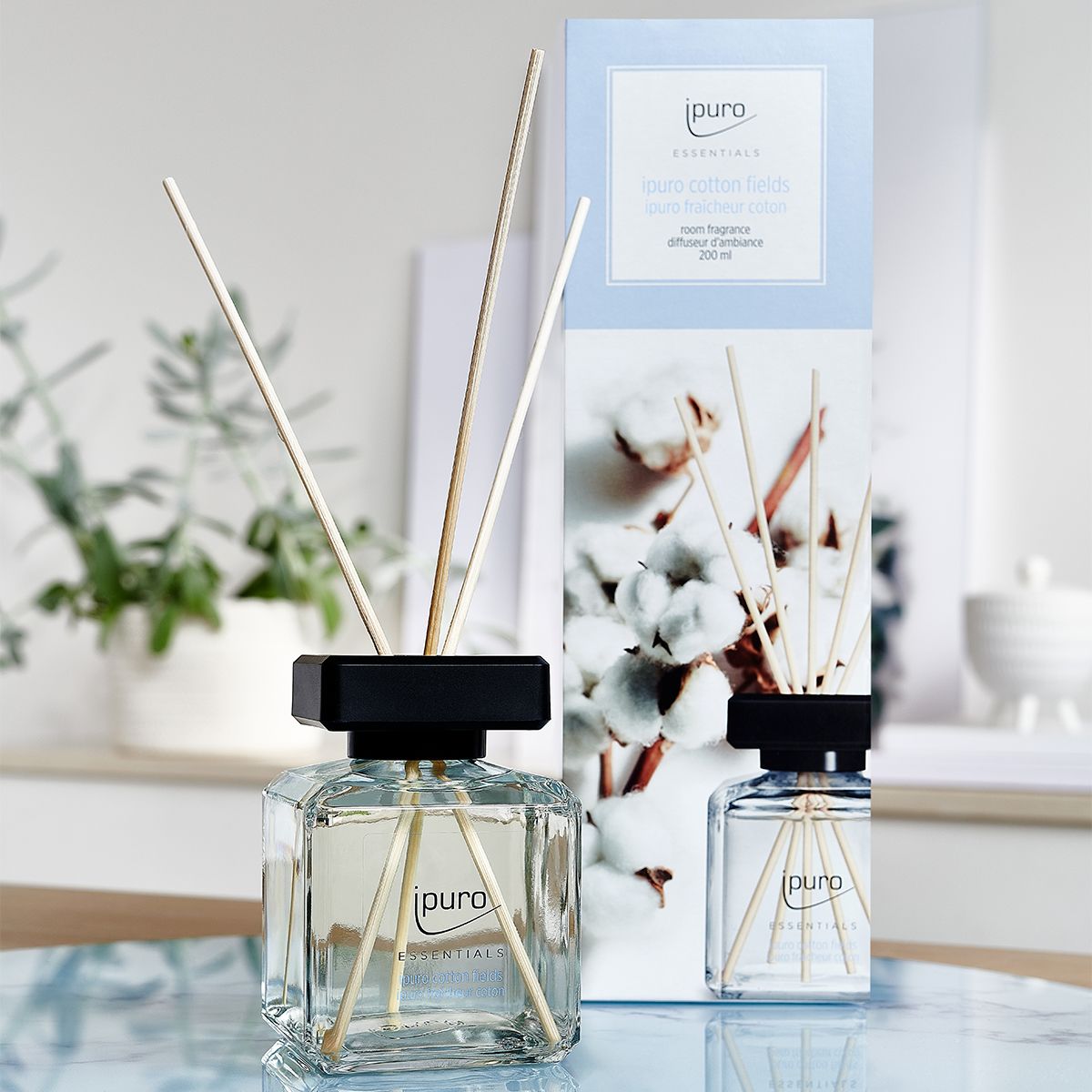 Champs de coton diffuseur de parfum Ipuro 200 ml