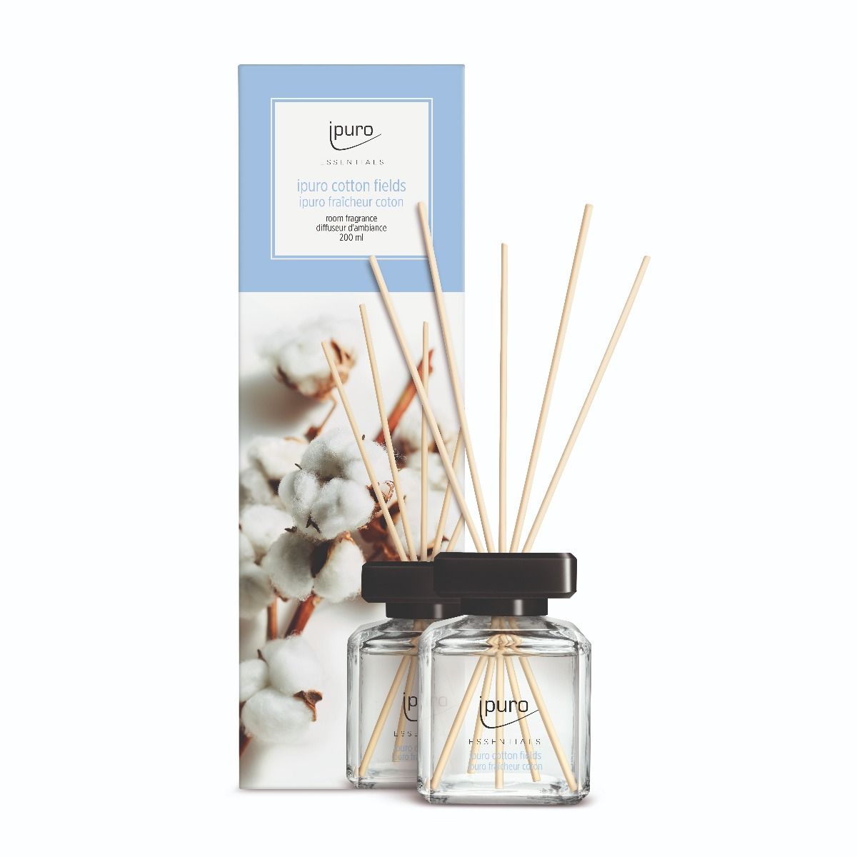Champs de coton diffuseur de parfum Ipuro 200 ml
