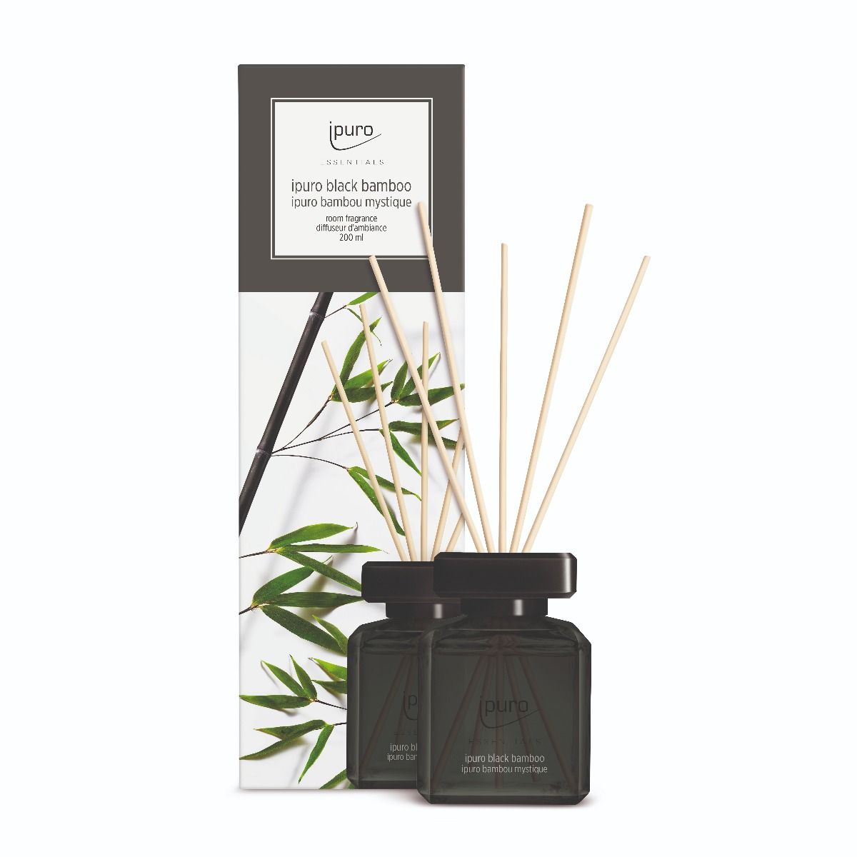 Diffuseur de parfum Ipuro bambou noir 200 ml