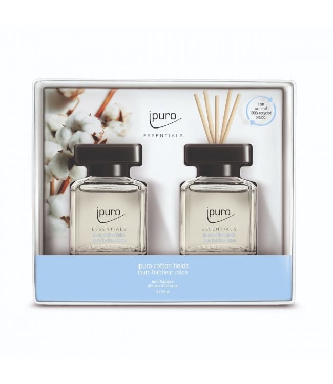 Ipuro Gurrdiffuser Coton Feld 2 x 50 ml