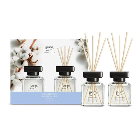 Ipuro diffuseur de parfum champ de coton 2 x 50 ml