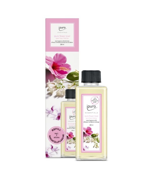 Ipuro geurdiffuser navulling flower bowl 200ml