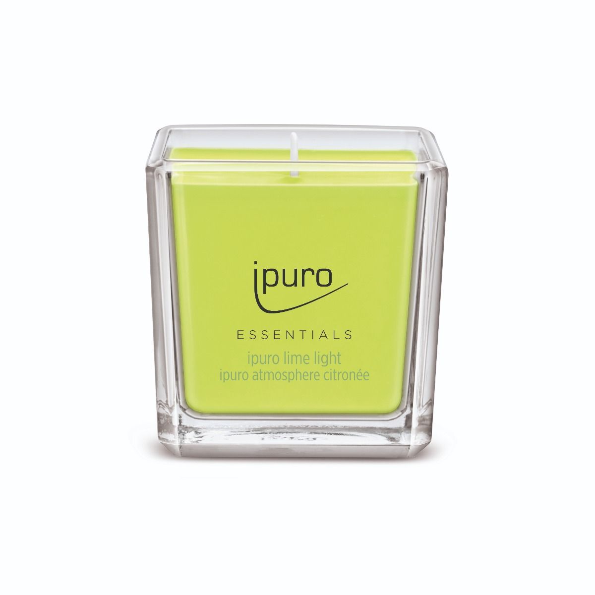 Bougie parfumée Ipuro clair citron vert 125gr.