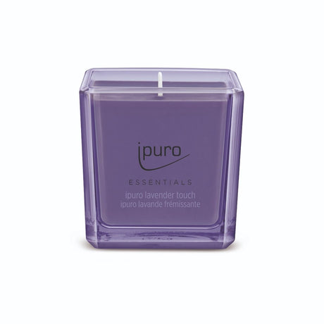 Bougie parfumée Ipuro touche lavande 125gr.