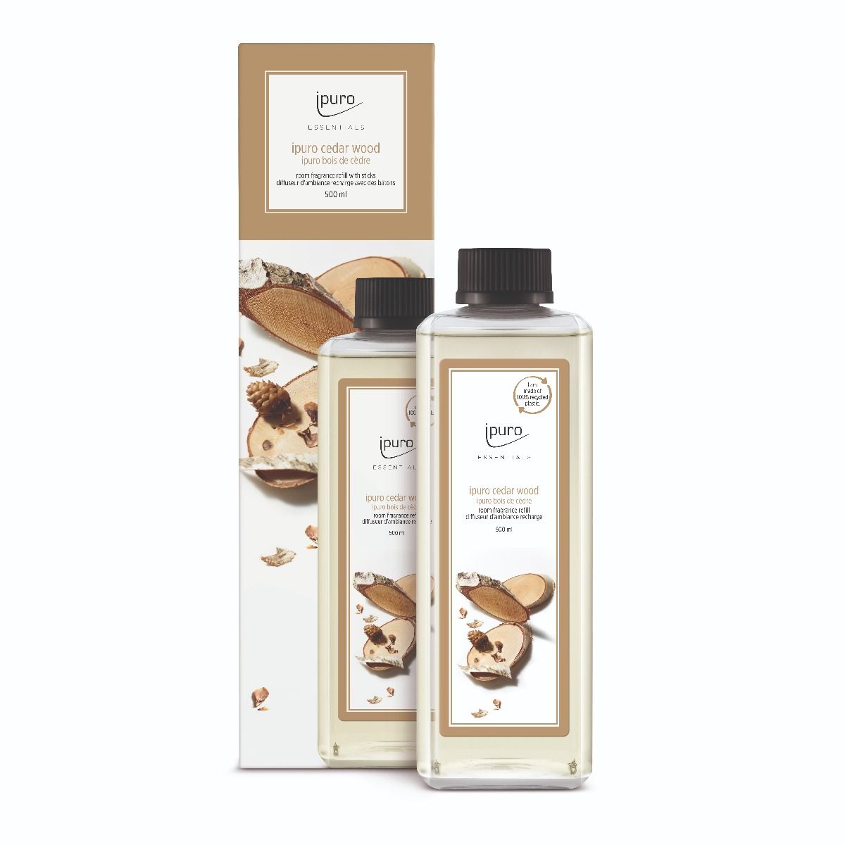 Recharge pour diffuseur de parfum Ipuro bois de cèdre 500ml