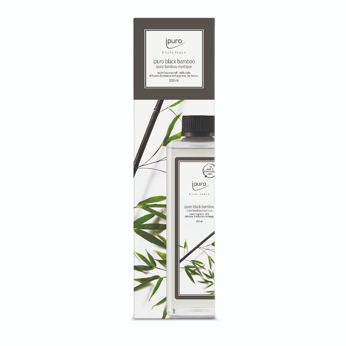 Recharge diffuseur de parfum Ipuro bambou noir 500ml