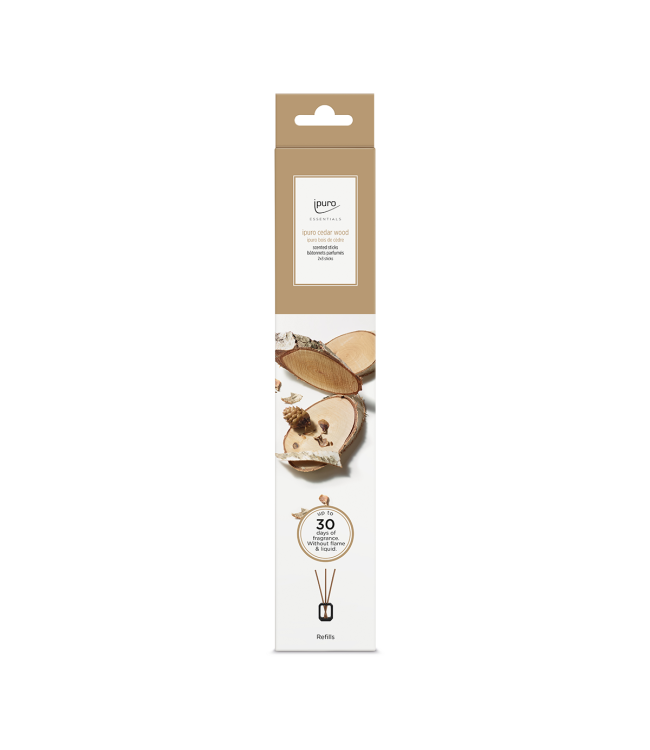 Bâtonnets parfumés Ipuro bois de cèdre