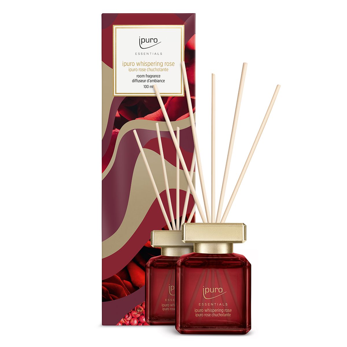 Diffuseur de parfum Ipuro rose murmurante 100ml