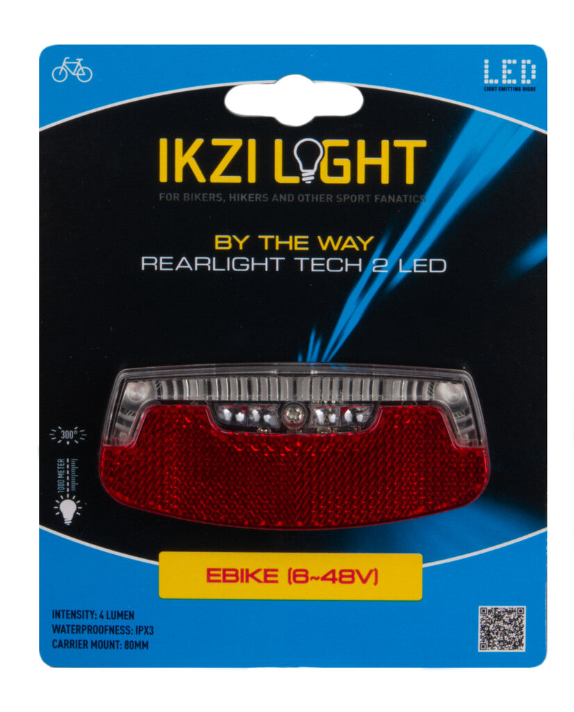 Ikzi Shellight 2-LEDS tramite la scheda E-Bike 8-48V