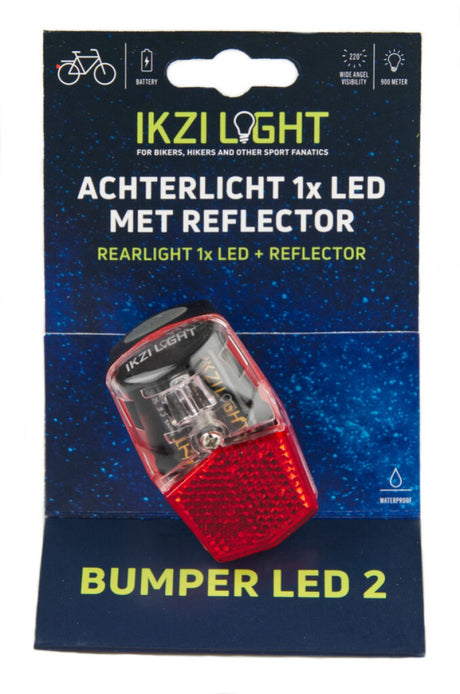 Fender de lumière arrière légère ikzi 1xled avec inspection E1