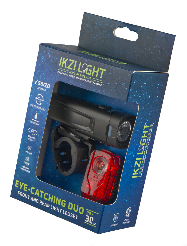 Ikzilight Lighting Set USB Sate-Lite LED iøjnefaldende duo