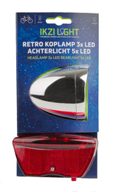 Éclairage Éclairage Retro LED Batterie en argent rouge