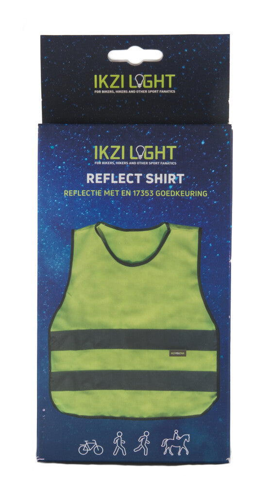 IKZI-Light Reflect Shirt XS geel Veiligheidsvest kinder