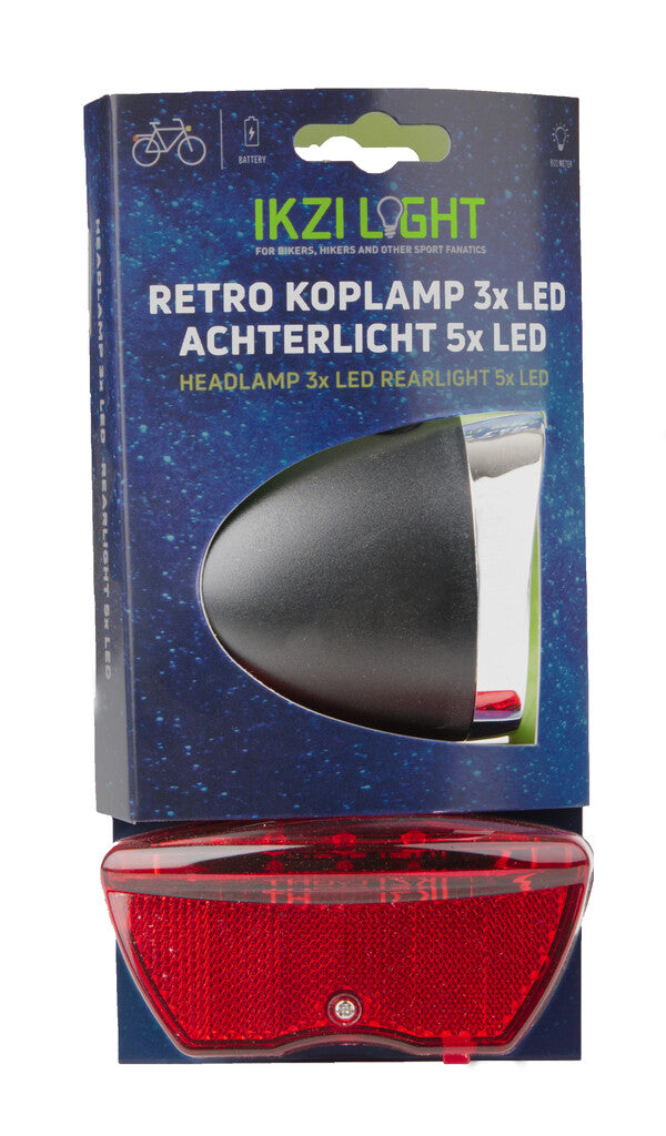 Éclairage Éclairage Retro Batterie LED Black