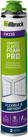 Illbruck fm330 mousse élastique parfaite pro | mousse pure élastique | 880ml-fm330399612