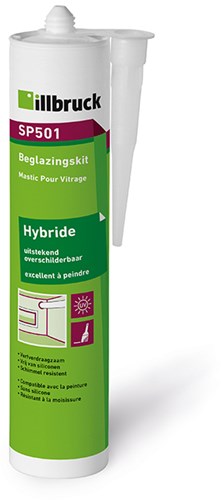 Kit vitrage Illbruck sp501 blanc tube 310ml - sp501502548