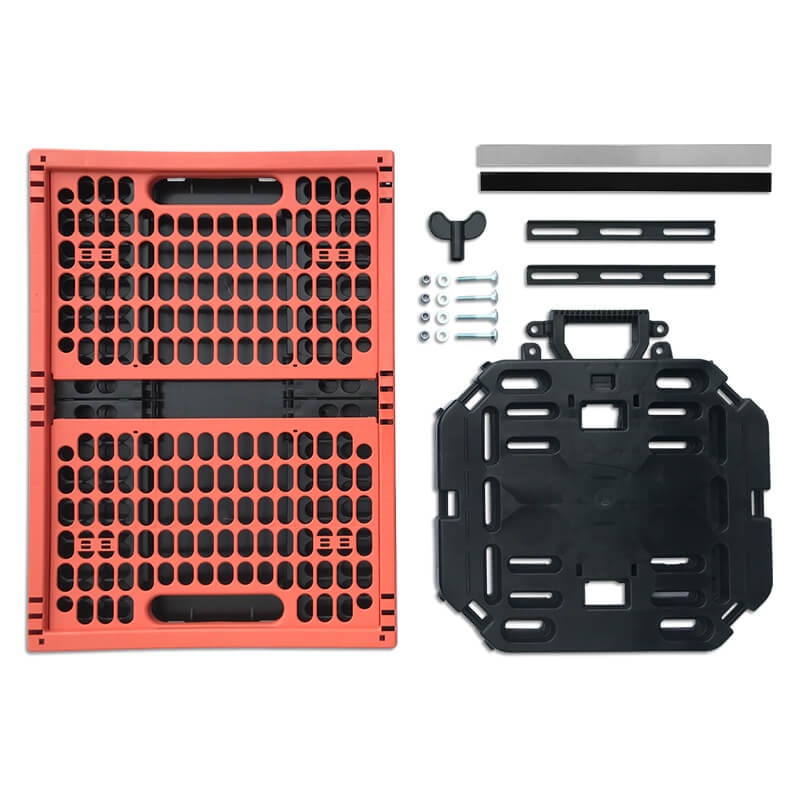 Ensemble de base: caisse pliante + multi-plaque