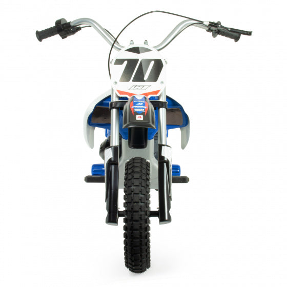 Injusa x-trène bleu chasseur électrique pour enfants vélo moteur bleu