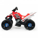 Injusa ATV quad électrique pour enfants 12V rouge blanc