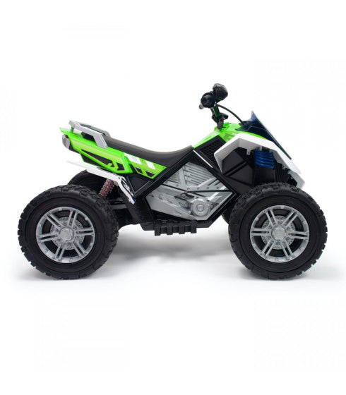 Injusa électrique kinderquad rage 24v groen blanc