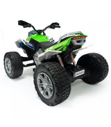 Injusa électrique kinderquad rage 24v groen blanc