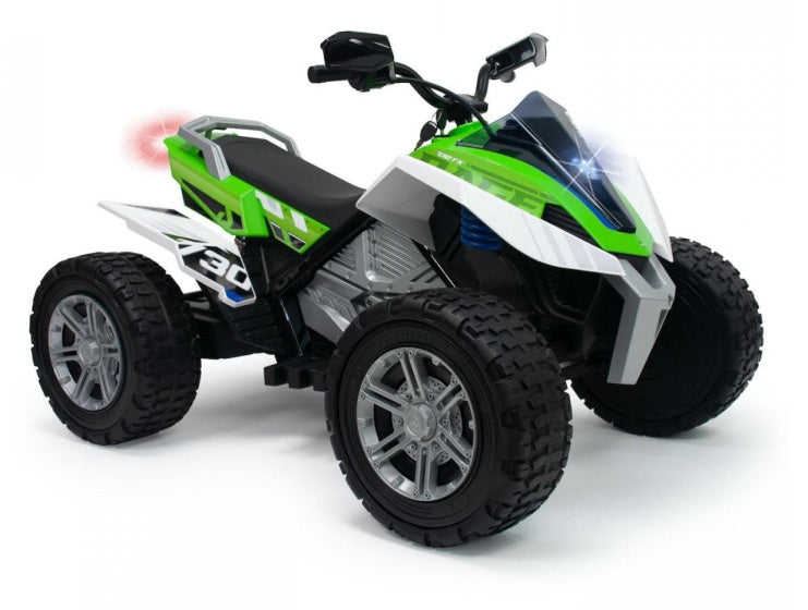 Injusa électrique kinderquad rage 24v groen blanc