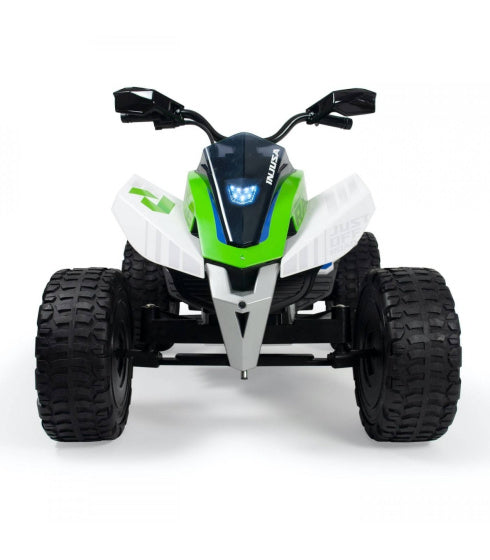 Injusa électrique kinderquad rage 24v groen blanc