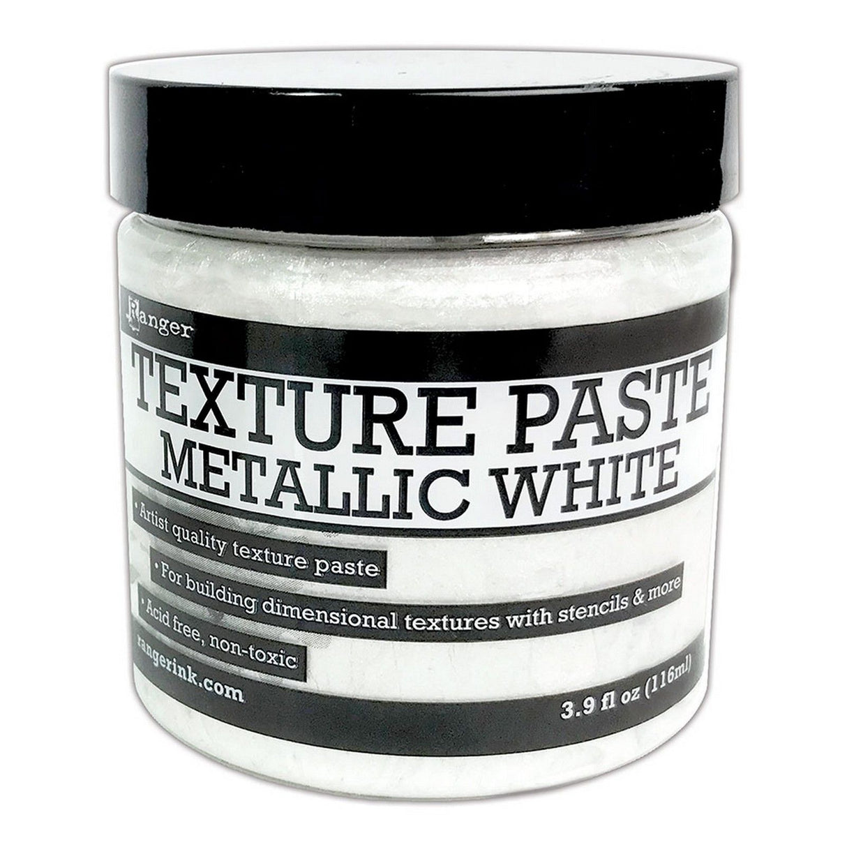 Ranger encre ranger • pâte texturée blanc métallisé