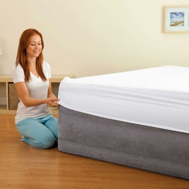 Aerorest fitted sheet for double air bed