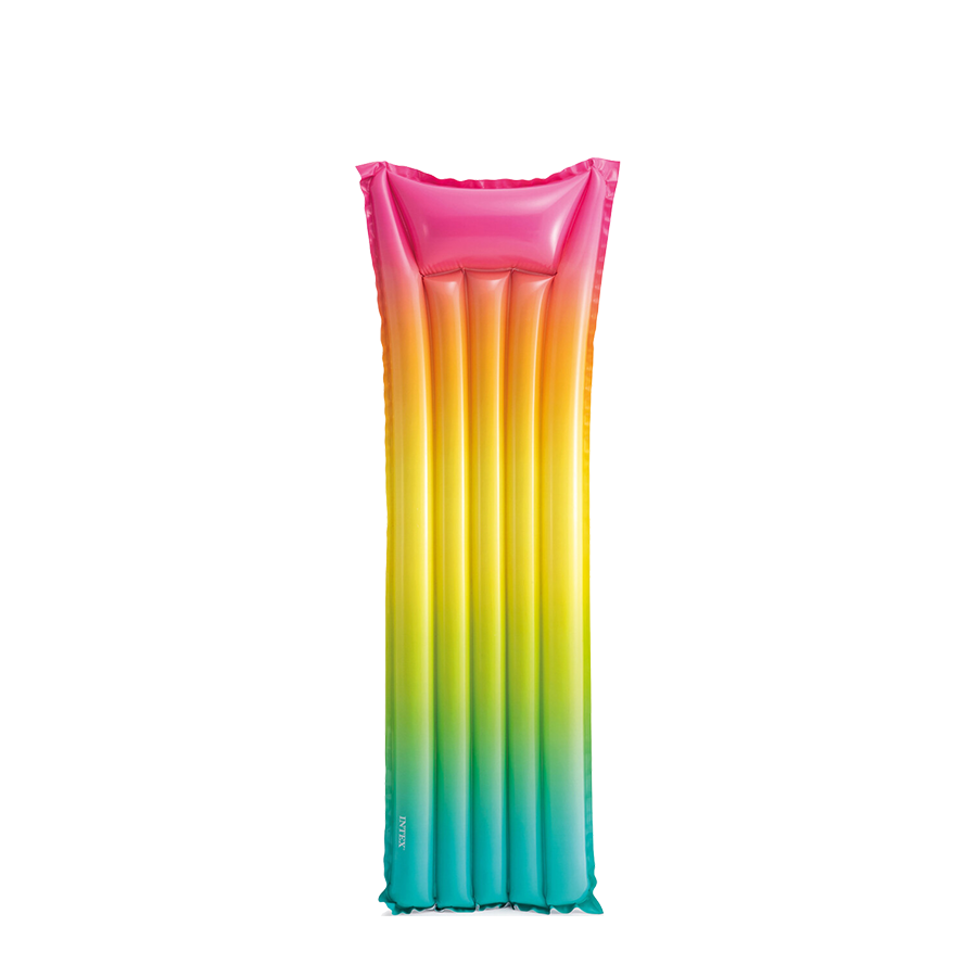 Intex 58721eu matelas pneumatique arc-en-ciel 183x69 cm