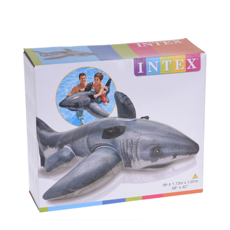 Intex White Shark Ride-on 173x107cm