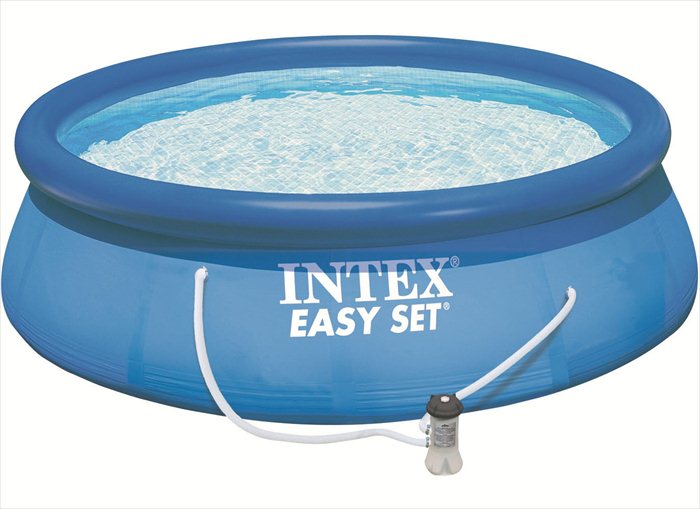 Intex einfach Setz Schwammen Pool 396 x 84 Pompel