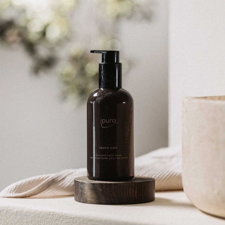 Savon mains parfumé Ipuro cuir 250ml