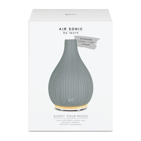 Vase aromatique Ipuro air sonic gris