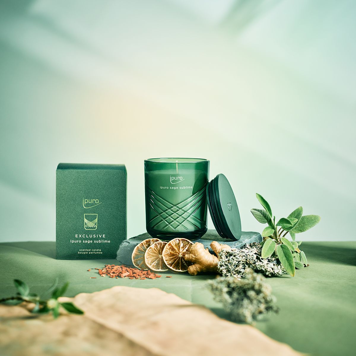 Ipuro bougie parfumée sauge sublime 270gr