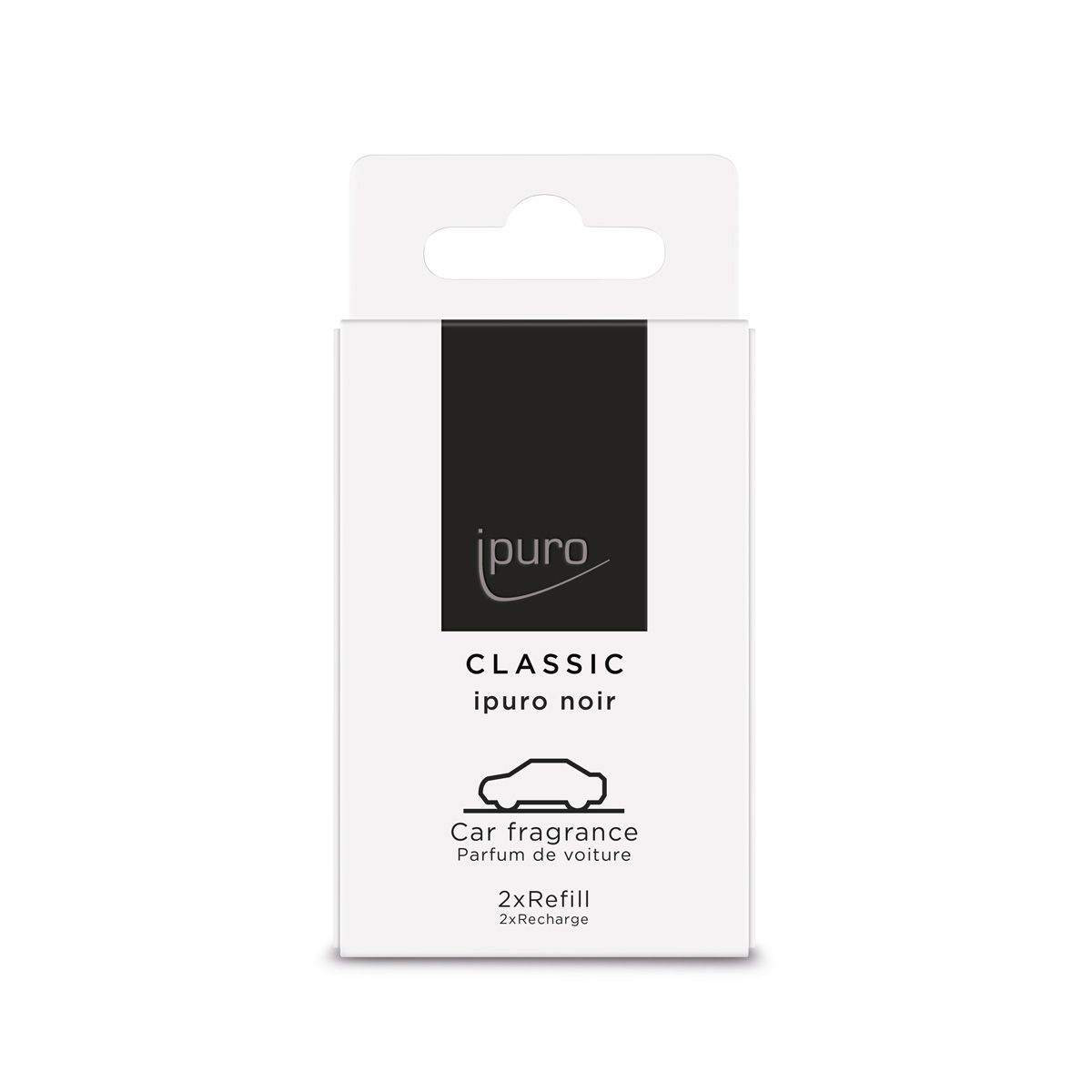 Ipuro car line noir recharge 2 x 9gr