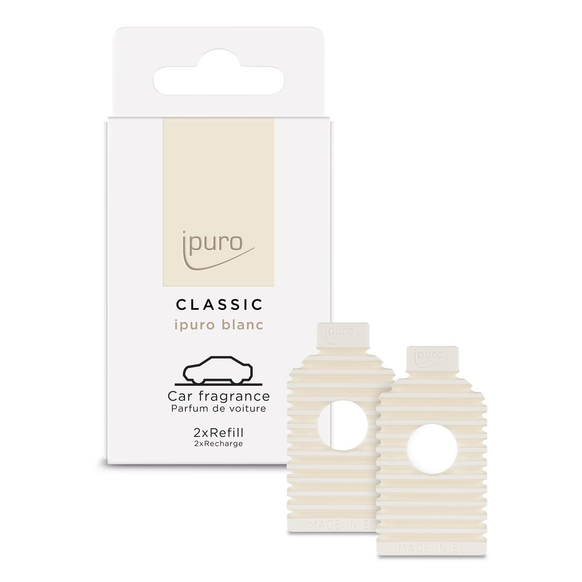 Ipuro car line blanc recharge 2 x 9gr