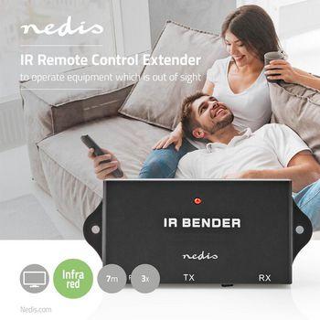 Extension infrarouge Nedis pour télécommande | noir | 1 pièce - irex050bk irex050bk