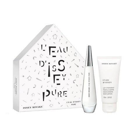 Issey Miyake coffret cadeau l'eau d'issey femme eau de toilette vaporisateur 50 ml + lotion pour le corps 100 ml femme