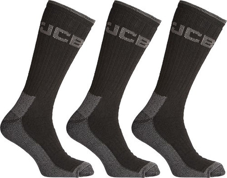 Achetez des vêtements de travail Jcb sur toolmax.nl chaussettes de travail jcb heavy duty | taille 44-47 | 3 paires - jcbx108b
