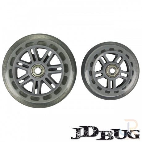 Paire de roues jd bug junior 120 100 mm (avec roulements)