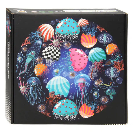 Puzzle d'introduction rond - méduses - 1000 pièces