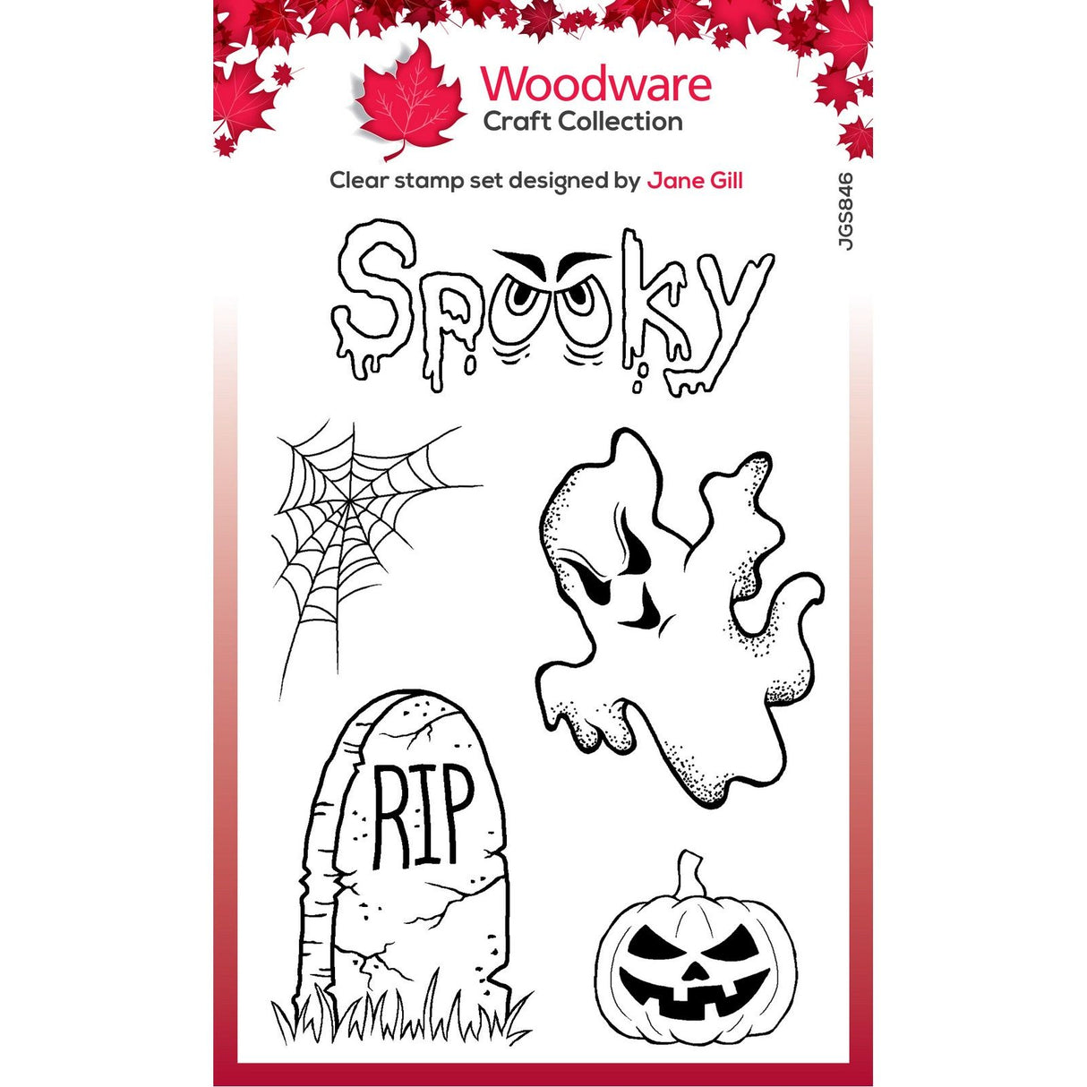 Woodware • clear singles stempels spooky goings on