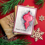 Woodware • paintable baubles clear singles stamps snowflakes
