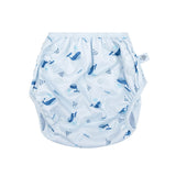 Vague bleue | couche de bain lavable bleue