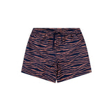 Rayures vibrantes | maillot de bain anti UV bleu orange garçon