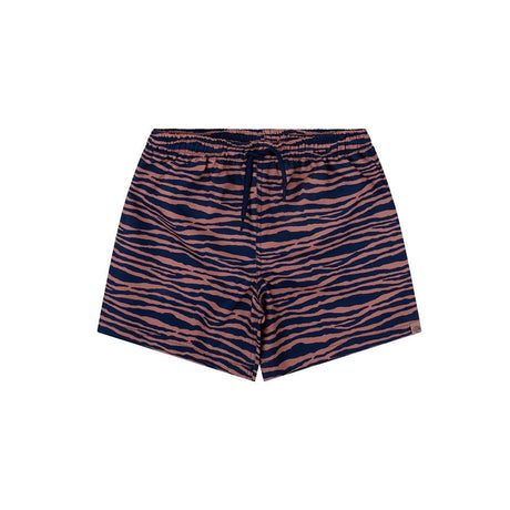Rayures vibrantes | maillot de bain anti UV bleu orange garçon