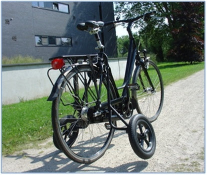 Roues latérales fixées pour les adultes noirs