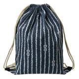 Clayre eef sac à dos bleu blanc 34x1x43cm