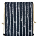 Clayre eef sac à dos bleu blanc 34x1x43cm